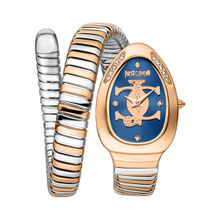 Just Cavalli Serpente Logo Blue Watch for Women-Jc1L227M0085