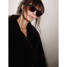 VERO MODA Chocolate Brown Square Shaped Sunglasses