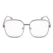 Royal Son Women Square Blue Light Block Spectacle Frames Black Frame (Large) - SF009-C1-R1