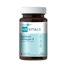 HealthKart HK Vitals Salmon Omega 3, 1000 mg with 180 mg EPA and 120 mg DHA, For Joint Health