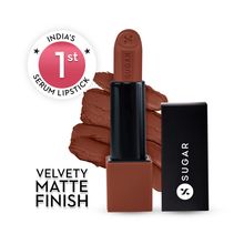 SUGAR Glide Peptide Serum Lipstick with Vitamin E |1 Swipe Full Coverage - 07 Tuscany Truffle