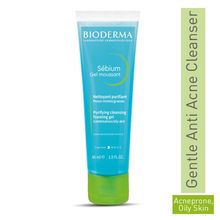 Bioderma Cleanser - Sebium Gel Moussant - Acne Defence Cleanser For Oily Acne Prone Skin