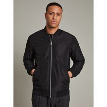 Matinique Black Solid Collar Jacket