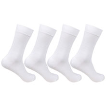 Bonjour Mens Cotton Plain Formal Socks (Pack of 4)