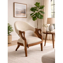 JABRIX Beige Elara Accent Chair