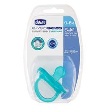 Chicco Physio Soft Silicone Soother (0-6M) - Blue