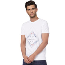 Jack & Jones Men Graphic White Casual T-shirt