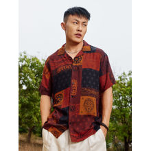 The Souled Store Official Iron Man Pattern Summer Shirt