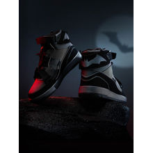 The Souled Store Official Batman: The Dark Knight 2.0 Men High Top Sneakers Grey & Black