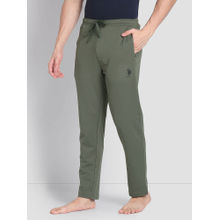 U.S. POLO ASSN. Olive Green High Stretch AR001 Track Pants