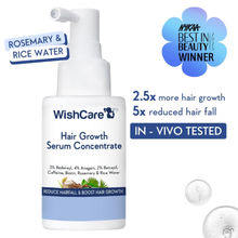 Wishcare Hair Growth Serum Concentrate|In-Vivo Tested|Redensyl, Anagain, Biotin,Keratin & Rice Water