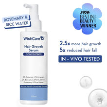 Wishcare Hair Growth Serum Concentrate|In-Vivo Tested|Redensyl, Anagain, Biotin,Keratin & Rice Water