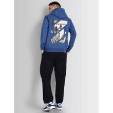 DCYPHR Retro Cityscape Hoodie - Blue