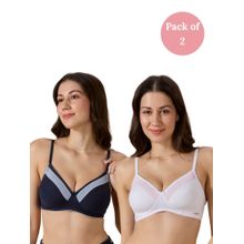 bodyline Valentine Cotton Bra for Women (Pack of 2)