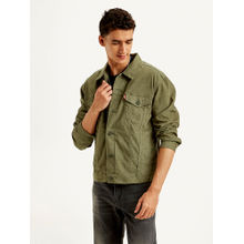 Levi's Olive Solid Regular Fit Jacket