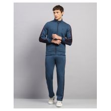 Monte Carlo Mens Teal Regular Fit High Neck Winter Tracksuit
