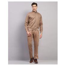 Monte Carlo Mens Khaki High Neck Full Sleeves Winter Tracksuit