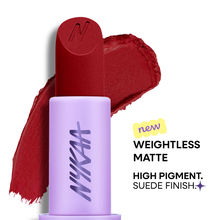 Nykaa Superlight Powder Matte Feathertouch Lipstick with High Pigment