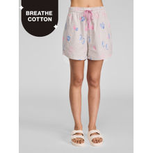 Nykd by Nykaa Essential Cotton Shorts With Pockets & Adjustable Waist Nys914 Pink Coastal