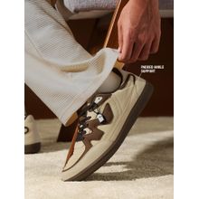 The Souled Store Kanso V2: Beige Men Low Top Sneakers