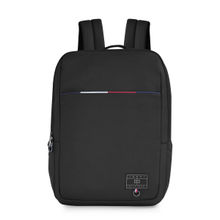 Tommy Hilfiger Prius Polyester Unisex 22 L Laptop Backpack (14 Inch) - Black (M)