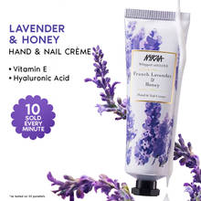 Nykaa Wanderlust French Lavender & Honey Hand & Nail Cream - Moisturizing with Vitamin E & Hya Acid