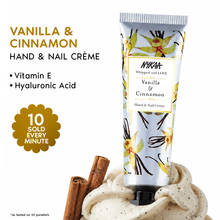Nykaa Wanderlust Vanilla & Cinnamon Hand & Nail Cream - Hydration with Vitamin E & Hyaluronic Acid