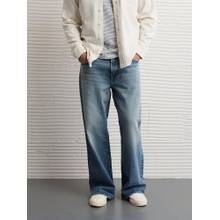 American Eagle Men Blue Cotton Blend Wide Fit Jeans