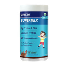 Gritzo SuperMilk Daily Nutrition (2-6y), 6g Protein Powder (Double Chocolate, 800g)