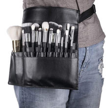 Bronson Professional Makeup Brush Pouch Belt Waist Shoulder Strap Organizer - 22 Pockets