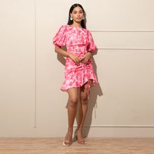 RSVP by Nykaa Fashion Pink A Magical Summer Bloom Dress
