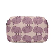Crazy Corner Cute Hippo Printed Portable Cosmetic Pouch