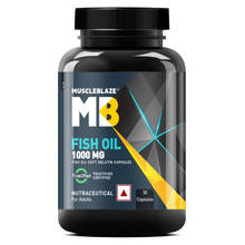 MuscleBlaze Fish Oil 1000mg Capsules
