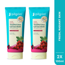 Pilgrim Red Vine Face Wash with Vitamin C & Aloe - Gently Cleanses & Boosts Radiance - Pack of 2