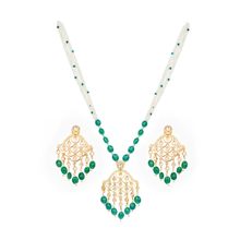 Sica Jewellery Jhumar Necklace with Earrings (Set of 2)