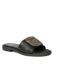 Viviblu Women Black Leather Flats
