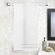 Story@Home White 100% Cotton Ladies Bath Towel