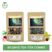 Love Earth 60 Days Tea-Tox Combo Glowing Skin Healthy Hair Slimming