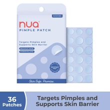 Nua Pimple Patch for Acne - 36 Hydrocolloid and Salicylic Acid Patches - For All Skin Types