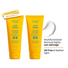 Conscious Chemist Sun Drink Hybrid Lightweight Gel Sunscreen SPF50 PA++++ Super Saver - Pack Of 2