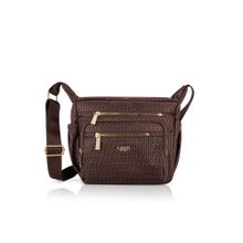 Lavie Luxe Women Monogram Zylo 7-Compartment Sling Bag