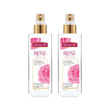 Meglow Rose Water Toner Mist Spray - Pack of 2