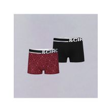 Tailor and Circus Men Printed Multi-Color Airsoft Trunks (Pack of 2)