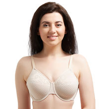 Wacoal Visual Effects Non-Padded Wired Full Coverage Minimiser Everyday Comfort Bra - Beige