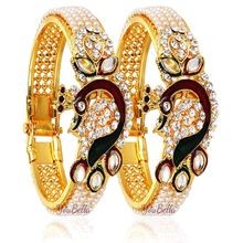 Youbella Jewellery Traditional Gold Plated Bracelet Bangle Set