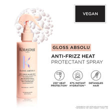 Kerastase Gloss Absolu Anti-Frizz Heat Protectant Spray For Glossy Hair