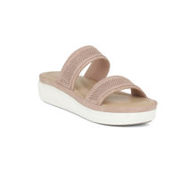 Bata Textured Beige Heels