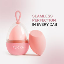 Flicka Beauty Blender Sponge With Case Super Soft Easy Blend & Precise Application For Makeup