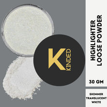 KINDED Highlighter Loose Powder - Shimmer Translucent White