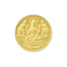 Bangalore Refinery 2 Gram 24Kt 999 Purity Goddess Lakshmi Yellow Gold Coin